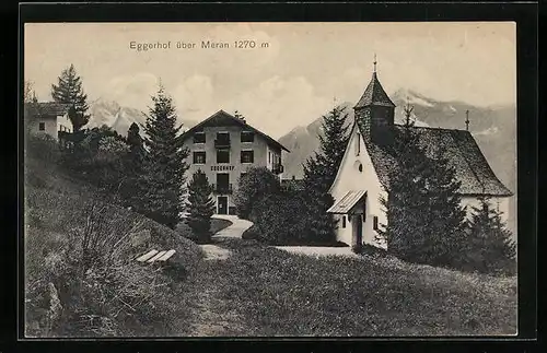 AK Meran, Eggerhof über Kirche