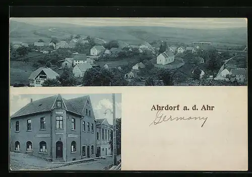 AK Ahrdorf a. d. Ahr, Gesamtansicht aus der Vogelschau