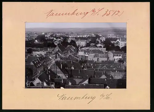 Fotografie Brück & Sohn Meissen, Ansicht Naumburg a. S., Blick auf die Stadt von der Wenzelskirche