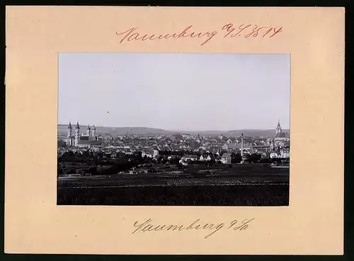 Fotografie Brück & Sohn Meissen, Ansicht Naumburg a. S., Gesamtansicht der Stadt mit Kirchtürmen