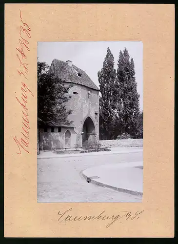 Fotografie Brück & Sohn Meissen, Ansicht Naumburg a. S., Partie mit Blick auf das Marientor