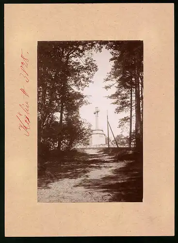 Fotografie Brück & Sohn Meissen, Ansicht Köslin, Blick nach dem Denkmal auf dem Gollen