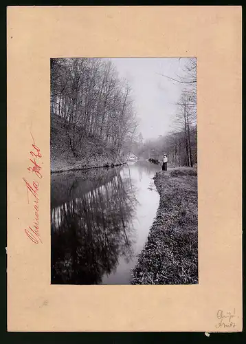 Fotografie Brück & Sohn Meissen, Ansicht Oberwartha, Eingang in das Silbertal bei der Lochmühle