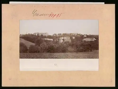 Fotografie Brück & Sohn Meissen, Ansicht Gasern, Blick über den Ort