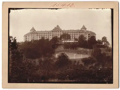 Fotografie Brück & Sohn Meissen, Ansicht Karlsbad, Hotel Imperial in der Totalen