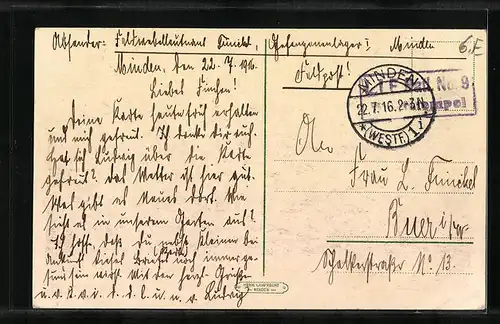 AK Minden i. W., Mittellandkanal, Die Schachtschleuse mit 14m Gefälle