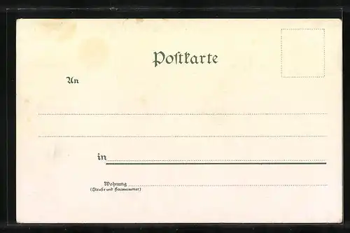 AK Amselgrund b. Rathen, Totalansicht mit Wasserfall