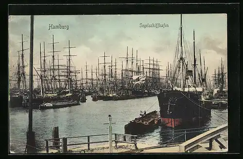 AK Hamburg, Partie am Segelschiffhafen