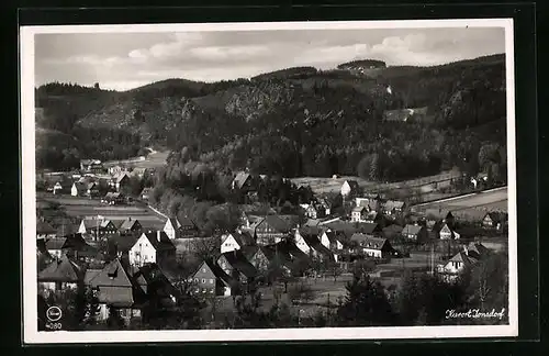 AK Jonsdorf, Blick vom Hyronimusstein nach Kurhaus Gondelfahrt