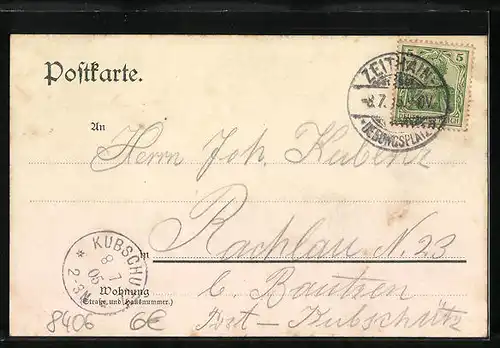 AK Zeithain, Truppenübungsplatz, Marketenderei von R. Gerschner