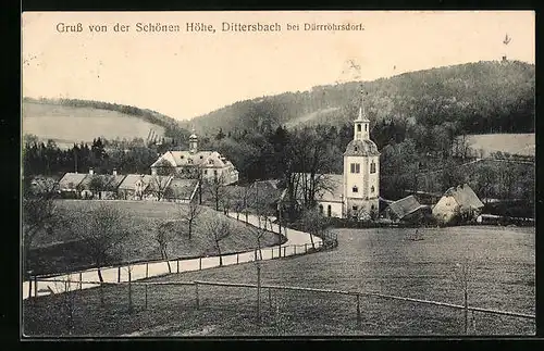 AK Dittersbach bei Dürrröhrsdorf, Schöne Höhe