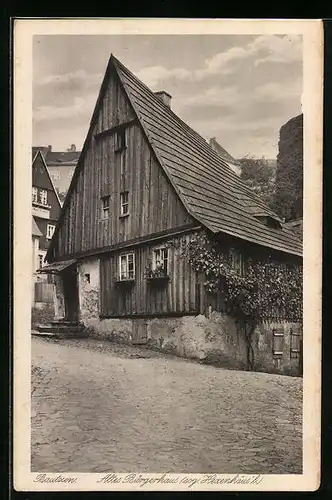 AK Bautzen, Altes Bürgerhaus (Hexenhäusl)