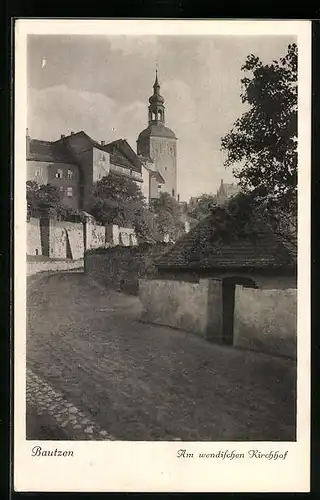 AK Bautzen, Am wendischen Kirchhof