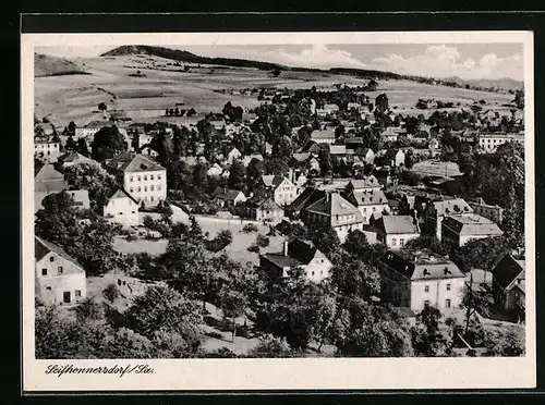 AK Seifhennersdorf /Sa., Ortsansicht aus der Vogelschau