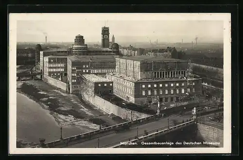 AK München, Gesamtbauanlage des Deutschen Museums