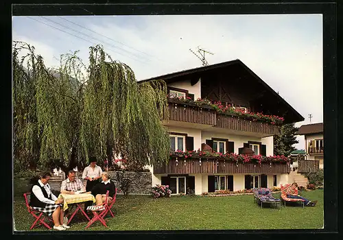 AK Rabland bei Meran, Garni Platzgummer mit Garten