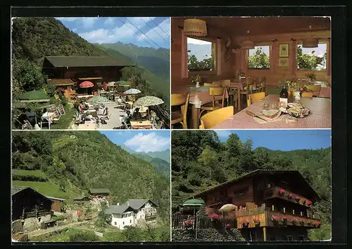 AK Partschins bei Meran, Gasthaus Gruberhof