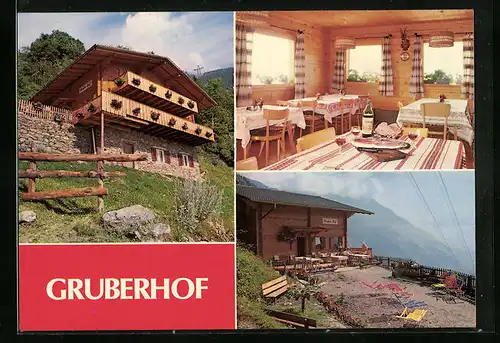 AK Partschins bei Meran, Bergbauernhof Gruberhof