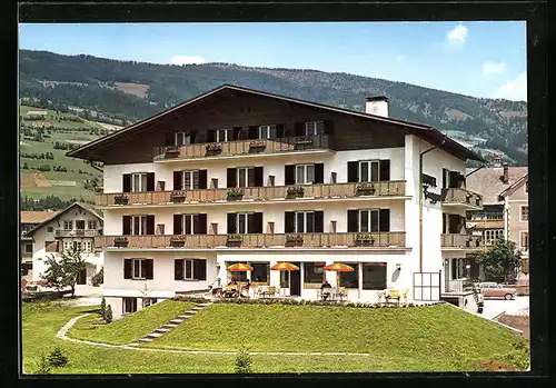 AK Sterzing, Hotel Fugger vom Garten gesehen