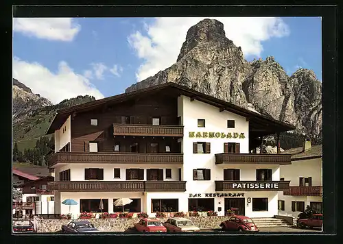 AK Corvara /Alta Badia, Hotel Marmolada - Vorderansicht