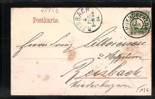 AK München, Kaserne des K. B. 2. Inf.-Rgt. Kronprinz, Dienstgebäude, Kantine des 1. Bat., Baracke der 4. Comp.