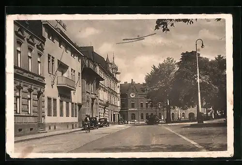 AK Euskirchen, Am Bahnhof mit Postamt