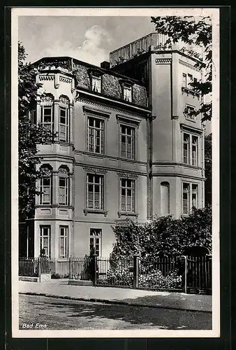 AK Bad Ems, Sanatorium Idylle und Villa Zirio