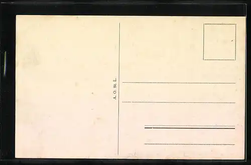 AK St. Leonhard i. Passeier, Ortsansicht mit Gasthof zum Strobl