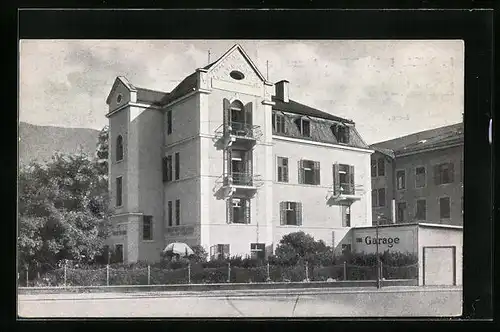 AK Merano, Hotel Baviera mit Garage