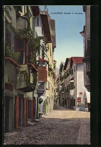 AK Klausen, Strassenpartie mit Mann