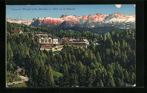 AK Mendelpass, I grandi Alberghi della Mendola con le Dolomiti