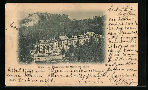 AK Mendel, Grand Hotel Penegal auf der Mendel