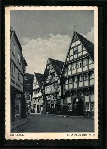 AK Osnabrück, Blick in die Bierstrasse