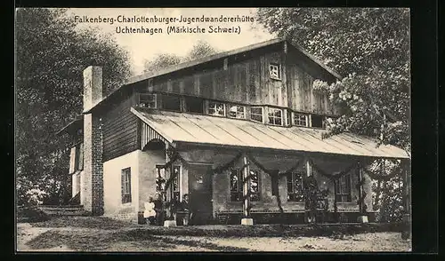 AK Uchtenhagen i. Märkischen Schweiz, Falkenberg-Charlottenburger-Jugendwanderhütte