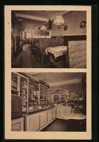 AK Bayreuth, Konditorei-Cafe Müller in der Friedrichstrasse 10