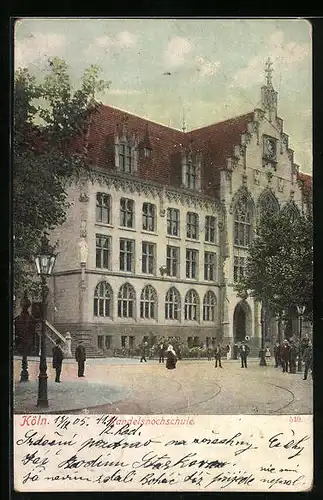 AK Köln-Neustadt, Blick zur Handelshochschule