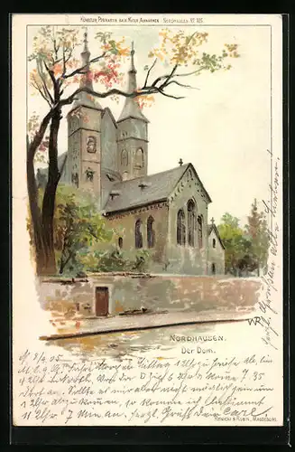 Künstler-AK Nordhausen, Der Dom