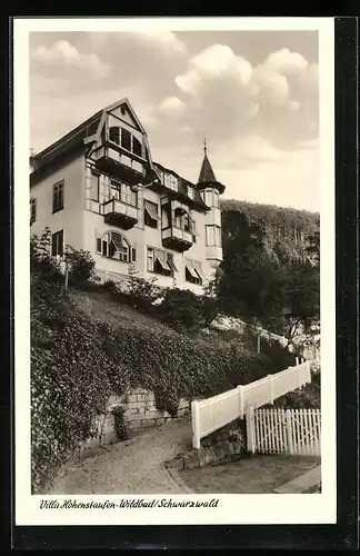 AK Wildbad /Schwarzwald, Villa Hohenstaufen