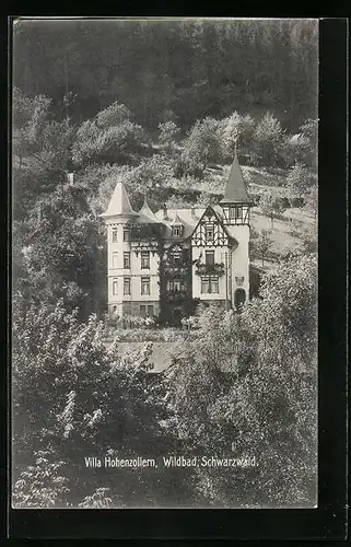 AK Wildbad /Schwarzwald, Villa Hohenzollern