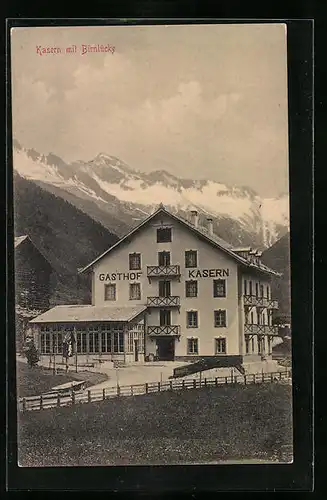 AK Kasern, Gasthof Kasern mit Birnlücke