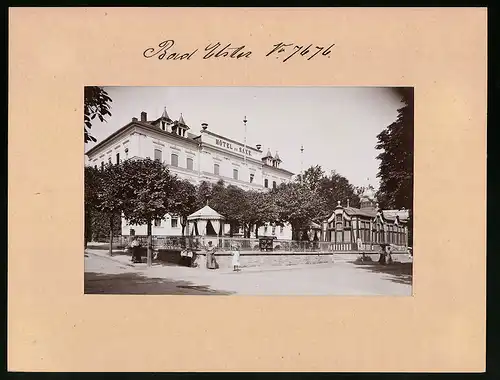 Fotografie Brück & Sohn Meissen, Ansicht Bad Elster, Hotel de Saxe