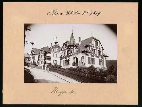Fotografie Brück & Sohn Meissen, Ansicht Bad Elster, Villa Heimburg in der Kirchstrasse