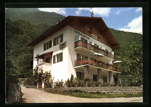 AK Plaus-Naturns bei Meran, Pension Garni Erdbeergarten