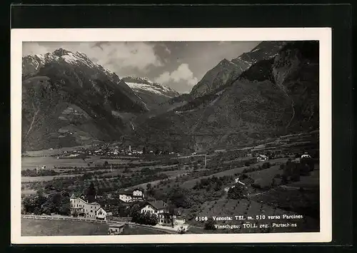 AK Töll /Vinschgau, Teilansicht gegen Partschins