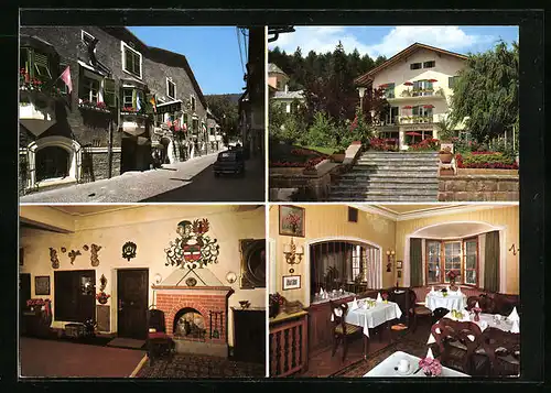 AK Vipiteno /Bolzano, Hotel Krone und Pension Maria, Innenansichten