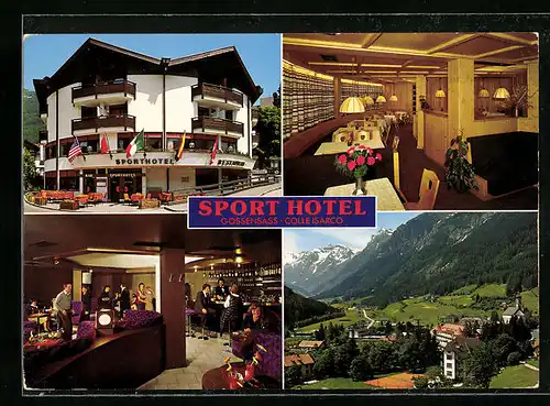 AK Gossensass, Sporthotel, Innenansichten
