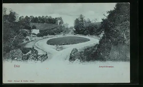 Mondschein-AK Trier, Amphitheater