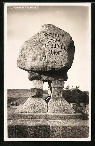 AK Dithmarschen, Gesteinsformation Dusendduewelswarf