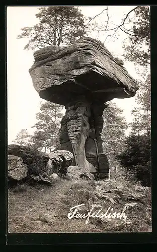 AK Hinterweidenthal, Gesteinsformation Teufelstisch