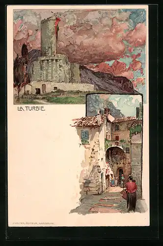 Künstler-AK Manuel Wielandt: La Turbie